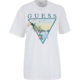 Guess Beyaz Erkek Regular Fit Baskılı T-Shirt M6GI49K3584-G018 Beyaz T-Shirt