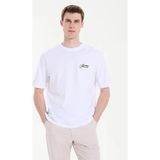 Guess Beyaz Erkek Regular Fit Baskılı T-Shirt M6RI14I3Z14-G011 Beyaz T-Shirt - XL