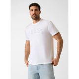 Guess Beyaz Erkek Regular Fit Taşlamalı T-Shirt M6RI11KC4J0-G011 Beyaz T-Shirt