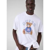 Guess Beyaz Erkek T-Shirt M6YI75K5409-G011 Bear T-Shirt