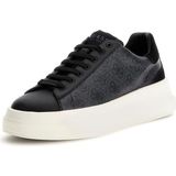 Guess Beyaz - Siyah Erkek Sneaker Elba Kısa Topuklu Rahat Tabanlı Modern Tasarım