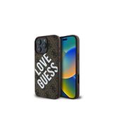 Guess Big Love Iphone 16 Pro Telefon Kılıfı - Kahverengi