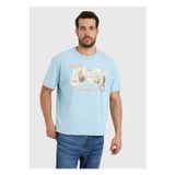 GUESS Bisiklet Yaka Baskılı T-Shirt M4GI44KC6U1