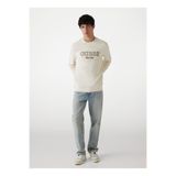 Guess Bisiklet Yaka Beyaz Erkek Sweatshırt M5RQ15KCN01G1H6 CN BASIC LOGO SWT