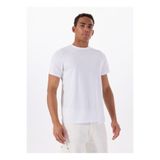 Guess Bisiklet Yaka Desenli Beyaz Erkek T-Shirt M4GI70KC9X0G011 SS CN BASIC PIMA