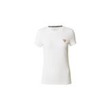 Guess Bisiklet Yaka Slim Fit T-Shirt, L, 5003122053, Beyaz, Kadın