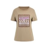 Guess Boxy Logo Kadın Regular Fit T-shirt