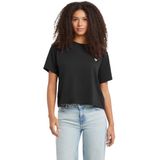 Guess Boxy Mini Üçgen Logolu T-shirt, M, GSS-NW001/W4YI05K8, Siyah, Kadın