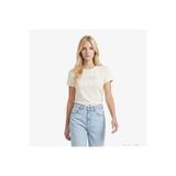 Guess Briana Aktif Regular Fit Kadın Bej T-Shirt