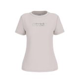 Guess Briana Kadın Aktif Regular Fit T-Shirt V3BI11J1314, Beyaz, M