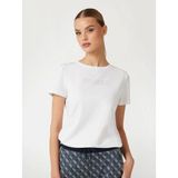 Guess Briana Kadın Beyaz Aktif Regular Fit T-Shirt V3BI11J1314-G011