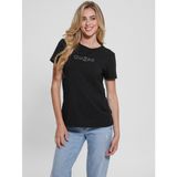 Guess Briana Pamuklu Regular Fit T Shirt V3BI11J1314 Bayan T SHİRT V3BI11 J1314 JBLK