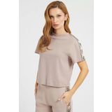 Guess BRITNEY CROP TEE Kadın Pembe T-shirt V3RI08I3Z14-G4Q9