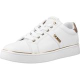 Guess Britz Kadın Sneaker FLFBTZELE12, Beyaz, 38
