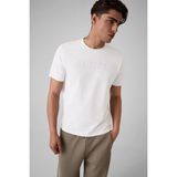 Guess Bruce Erkek Aktif Regular Fit T-Shirt - Beyaz - XL