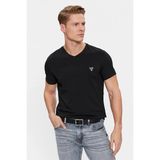 Guess Caleb Hero V Yaka Kısa Kollu Erkek Siyah Atlet U97G03KCD31-A996 - XL