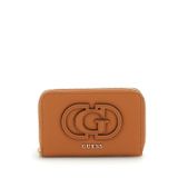 Guess Calebra SLG Orta Fermuarlı Cüzdan M Konyak