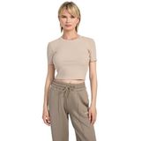 Guess Carla Kadın Aktif Top Spor T-Shirt, M, V5YP08K8RT2, Kahverengi