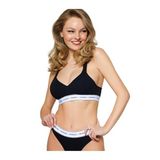 Guess Carrie Kadın Modal Karışımlı Üçgen Sütyen,Siyah L,7617076720386