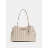 Guess Carrie Logo Kadın Omuz Çantası HWGP9898220 - Krem