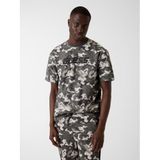Guess Chayton Erkek Aktif Oversize Fit T-Shirt Z6RI05I3Z14, Gri, L