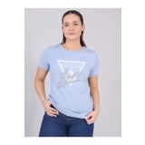 Guess Cn Ss Love Trıangle Tee Kadın Mavi T-shirt W5gı05ı3z14-a70q