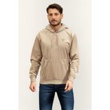 Guess Cochise Aktif Kapüşonlu Sweatshirt, M, Z6RQ00KD612, Bej, erkek