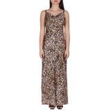 Guess Çok Renkli Kadın Elbise ADÈLE LACE NECKLINE - RECY POLY UMA