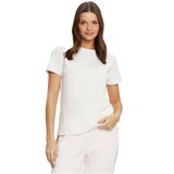 Guess Colette Aktif Oversize Fit T-Shirt, L, V4YI09 J1314 G6K5, EKRU, Kadın