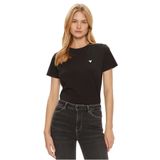 Guess Colette Kadın Aktif Oversize Fit T-Shirt, Siyah, L Beden