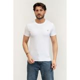 Guess Core Tee Erkek Slim Fit Bisiklet Yaka T-Shirt Beyaz