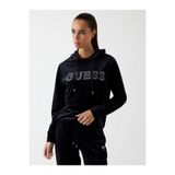 GUESS Couture Kadın Aktif Sweatshirt,Siyah 2Xs