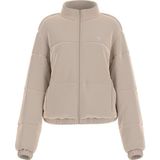 Guess Couture Taşlı Regular Fit Dik Yaka Kadın Mont V4BL03K0232 - Bej