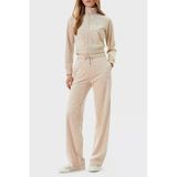 Guess Couture Taşlı Regular Fit Kadife Jogger Kadın Eşofman Altı, Bej, XS