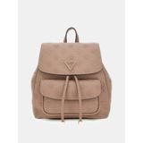 Guess Cresidia 4g Şakayık Logolu Kadın Mini Sırt Çantası HWPD9888310 - Koyu Bej