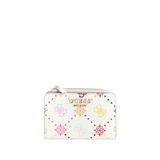 GUESS cüzdan, Emelie Logosu SLG Fermuarlı Kart Kılıfı Kemik Logosu Çok Renkli