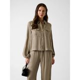 Guess Dalia Akışkan Kısa Kadın Yeşil Gömlek W6GH22W1789-G8CJ