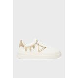 Guess Ebetts Aksesuar Detaylı Deri Sneaker Ayakkabı FLTBTTLEA12 Bayan Ayakkabı Fltbtt LEA12 Whpla - Beyaz - Gold