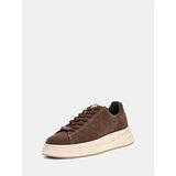 Guess Elba Hakiki Süet Deri Sneaker - Kahverengi
