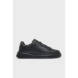 Guess Elba Logolu Kalın Tabanlı Sneaker Ayakkabı FMJLBALEA12 Erkek Ayakkabı Fmjlba LEA12 Black - Siyah