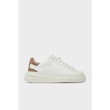 Guess Elbina Hakiki Deri Sneaker Ayakkabı FLJELBFAL12 Kadın Ayakkabı Fljelb FAL12 Whbeı - Beyaz - Bej