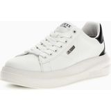 Guess ELBINA10 Baskılı Kadın Deri Sneaker - Beyaz - Mavi