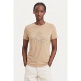Guess Elettra Kadın Aktif Regular Fit T-Shirt V6YI04K4268 - XS - Kahve