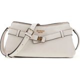 Guess Ella Logo Logo Kadın Çapraz Askılı Çanta - Ekru