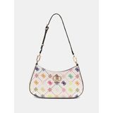 Guess Emelie Logo Omuz Çantası HWGM9928180 - Ekru