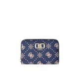 Guess Emelie Logolu Orta Boy Fermuarlı Kadın Cüzdanı, Lacivert