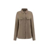 Guess ENORA EQUIPMENT SHIRT Gömlek, M, W5GH83WH5N2-G8CJ, Krem, Kadın