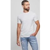 Guess Erkek Beyaz Guess Nakışlı Pima Tişört