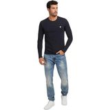 Guess Erkek Cn Ss Core Lacivert T-Shirt - M - 08L-Lacivert