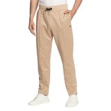 GUESS Erkek Eco Korbin Pantolon, 4g Aop Bej Beyaz, S